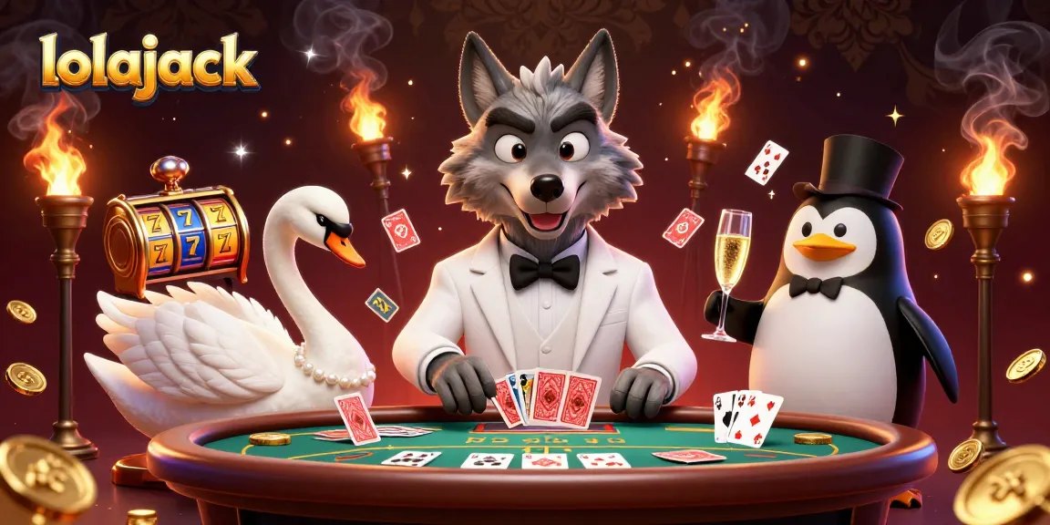 Experience thrilling gameplay at lolajack casino with dynamic characters and vibrant 3D casino elements.