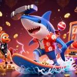 Experience thrilling action at lolajack casino-app with a dynamic underwater scene filled with winning slots.